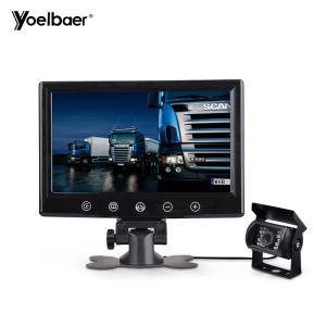 China 9 Security Wired Backup Camera System 2 Channels TFT LCD Monitor OSD Control on sale