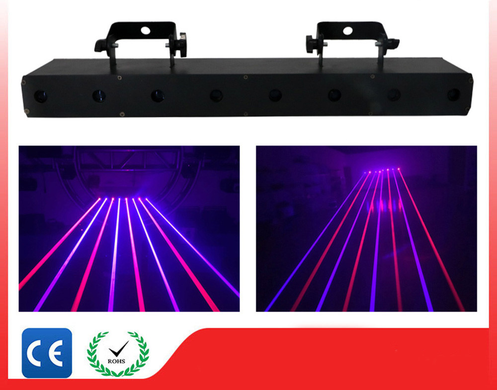 DMX Nightclub 50W Laser Beam Bar With Precision Stepper Motor , Large Angle Scan