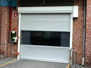 China PLC Control 0.6m/S 1.2mm PVC Roller Shutter Doors factory