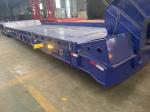 3 Axle Heavy Duty Low Loader/Lowbed/Lowboy Semi Trailers for Excavator Transport
