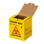 5L 10L Hospital Medical Cardboard Paper Sharps Container Safety Waste Box