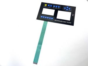 China Customizable Embossing Keypad Membrane Switch 3M Adhesive factory
