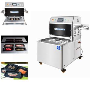 China Semi Automatic Vacuum Skin Packaging Machine Vertical Style Vacuum Sealer factory