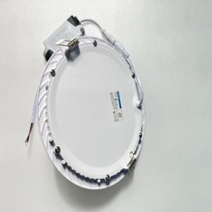 China 9w 12w 15w 18w dimmable recessed round slim led panel lights ceiling CE and RoHS factory