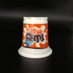 Custom Printing Cold Drink Plastic Yogurt Cup 10oz 320ml Precut Lid
