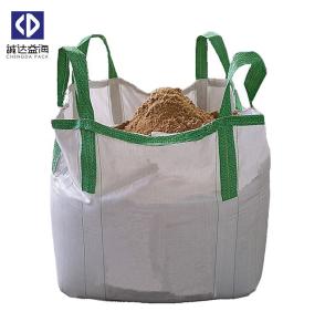 China 1500 KG Jumbo Bulk Bags Moisture Proof Empty Jumbo Bags For Wood Pellet factory