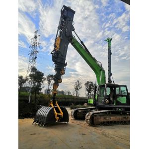 Extendable Clamshell Telescopic Arm For Deep Digging