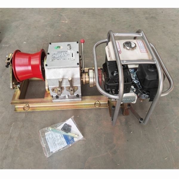 China 3 Ton Diesel Engine Power Cable Pulling Winch factory