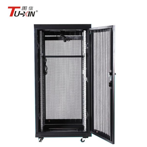 Compatible 600 X 600mm Network Rack Cabinet , Dustproof Small Computer Rack