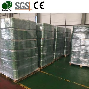 Soccer Artificial Grass Yarn / Artificial Synthetic Grass SGS CE Certificate
