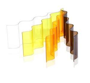 China UV Roofing Panels For Corrugated Polycarbonate Sheet 0.6mm-2.8mm Thickness factory