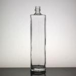 Screen Printing Distinctive Tall Thin Bottle Long Glass Vodka Bottle 500ml 750ml