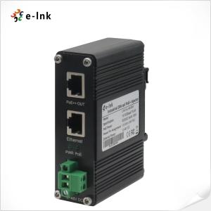 China Wholesale PoE Injector Adapter 95W 802.3bt 1000M Din Rail Gigabit Power Injector 48V DC Output factory