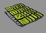 Customized printing adhesive luminous green fluorescent PVC vinyl outdoor car
