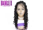 Pre Plucked Full Lace Human Wigs Brazilian With Baby Hair In HD Lace Deep Wave