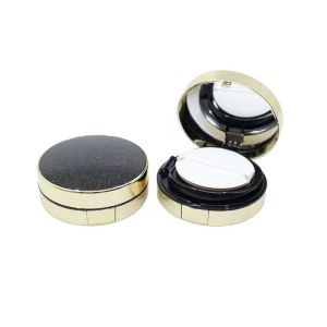 Cream Box Air Cushion Foundation Box With Powder Puff And Mirror