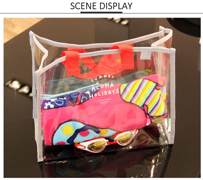 Security Work Tote Shoulder Womens PVC Handbags