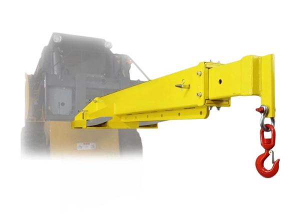 Forklift Lifting Jib Attachment Forklift Telescoping Jib Boom Crane 4000 Lb.
