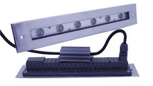 China Aluminum Outdoor Underground Lighting Fixtures 18W Ip67 Led Inground Light factory