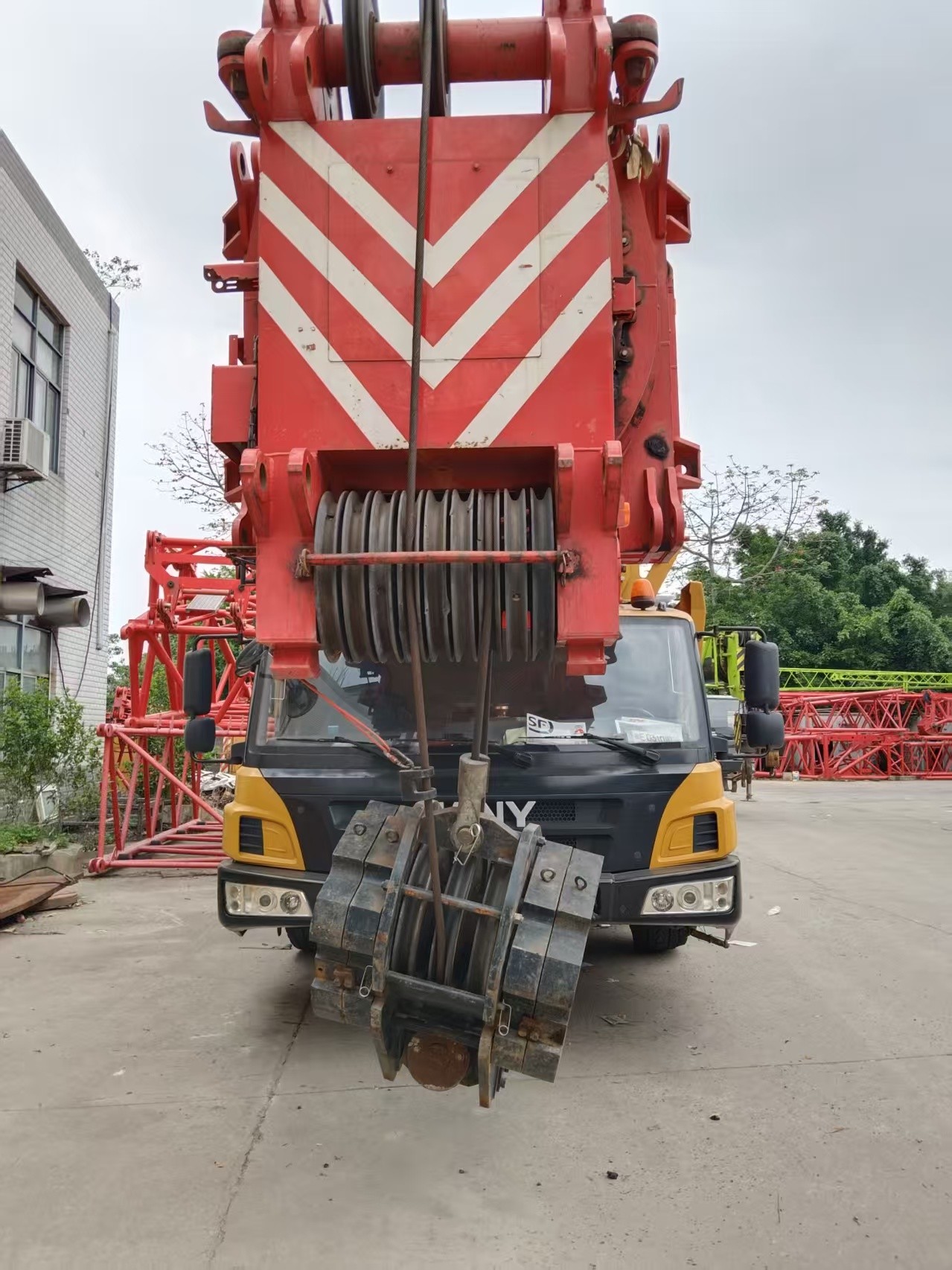 Used SA NY SAC6500 650ton Truck Crane Small Truck Crane Mobile Crane Truck Mounted Crane in Excellent for Sale