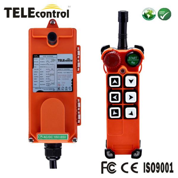 8operation functions, 6single speed buttons,8 connactors IndustriaL Telecrane
