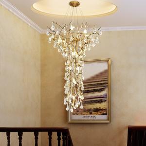 China European Style G9 Customized Pendant Lamp Lights For Rotary Staircase factory