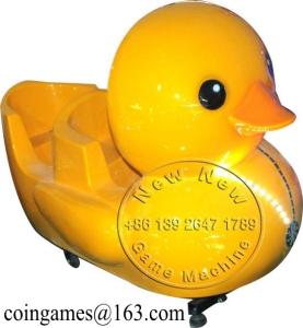 China Amusement Park Yellow Duck Coin Operated Kiddie Rides factory