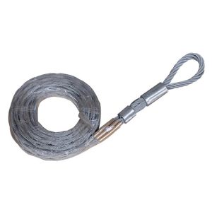 China Double Weaving Cable Pulling Grips , Stringing Conductor Wire Pulling Grips factory