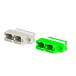 Interchangeable and Wearable Fiber Optic Adapters MPO dualcore for Various