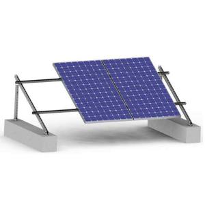 China Ballasted Flat Solar Panel Roof Mounting Systems Brackets Structure Thickness 0.5mm-15mm factory