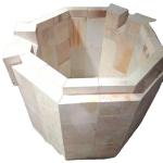 Corundum Zirconium Aluminum Refractory Alumina Block for Professional Furnace