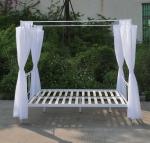Strong Wrought Iron Double Bed Frame Wall Thickness 0.6 Mm - 1.5 Mm