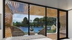 Apple Cottage Glass House Prefabricated Bungalow with Cut Board Wall and