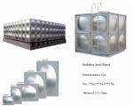 Square Modular Pressed Drinking Big Large Stainless Steel Panel Tank Stainless