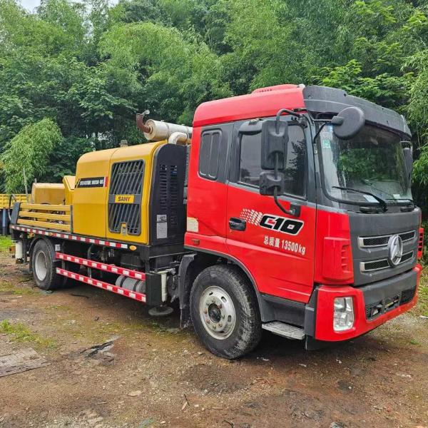 National V emission Sany Heavy Industry used concrete pump truck (10023) for