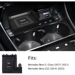 C-Class Car Wireless Charger Qi Charging Pad For Mercedes-Benz