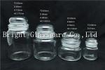 a series of the glass jar with lid, glass candle jar wholesale