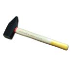 Machinist's hammer with wooden handle