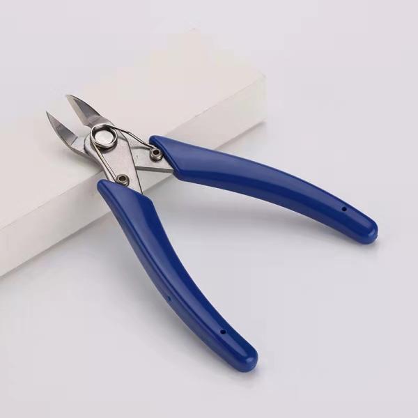 Water mouth scissors, total length 125mm, clamp head: high carbon steel, clamp