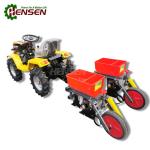 Yellow 4WD Diesel Garden Tractor Single Cylinder 4x4 Mini Tractor