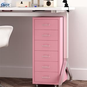 China Knock Down Drawer Filing Cabinet Metal Drawer Mobile Pedestal factory