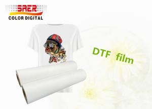 China 60cm Width PET DTF Transfer FIlm Roll To Roll For Textiles factory
