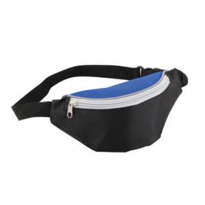 China Custom Travel Waterproof Fanny Packs / Waist Pack Polyester With 2 Zipper Pockets factory
