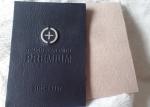 Professional Jeans Leather Patch Labels , Leather Patch On Jeans With Metal Logo