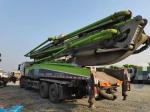 Special Zoomlion Concrete Pump Truck 56M Maximum Cloth Height Scania Chassis 8x4