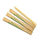 4.3mm 4.8mm Thickness Sushi Bamboo Chopsticks with Full Paper OEM Accepted
