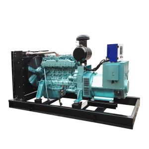 Small silent gas power generator for home use