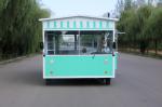 Refrigerated Storage Giant Electric Food Cart with Sinks, Faucets and Electric