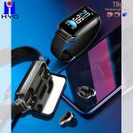 0.96 TFT 35mAH Wireless Earbuds Smartwatch With Bluetooth Earphone