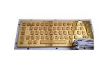 Golden Panel Mount Keyboard Stainless Steel Material With Panel Mount Kiosk